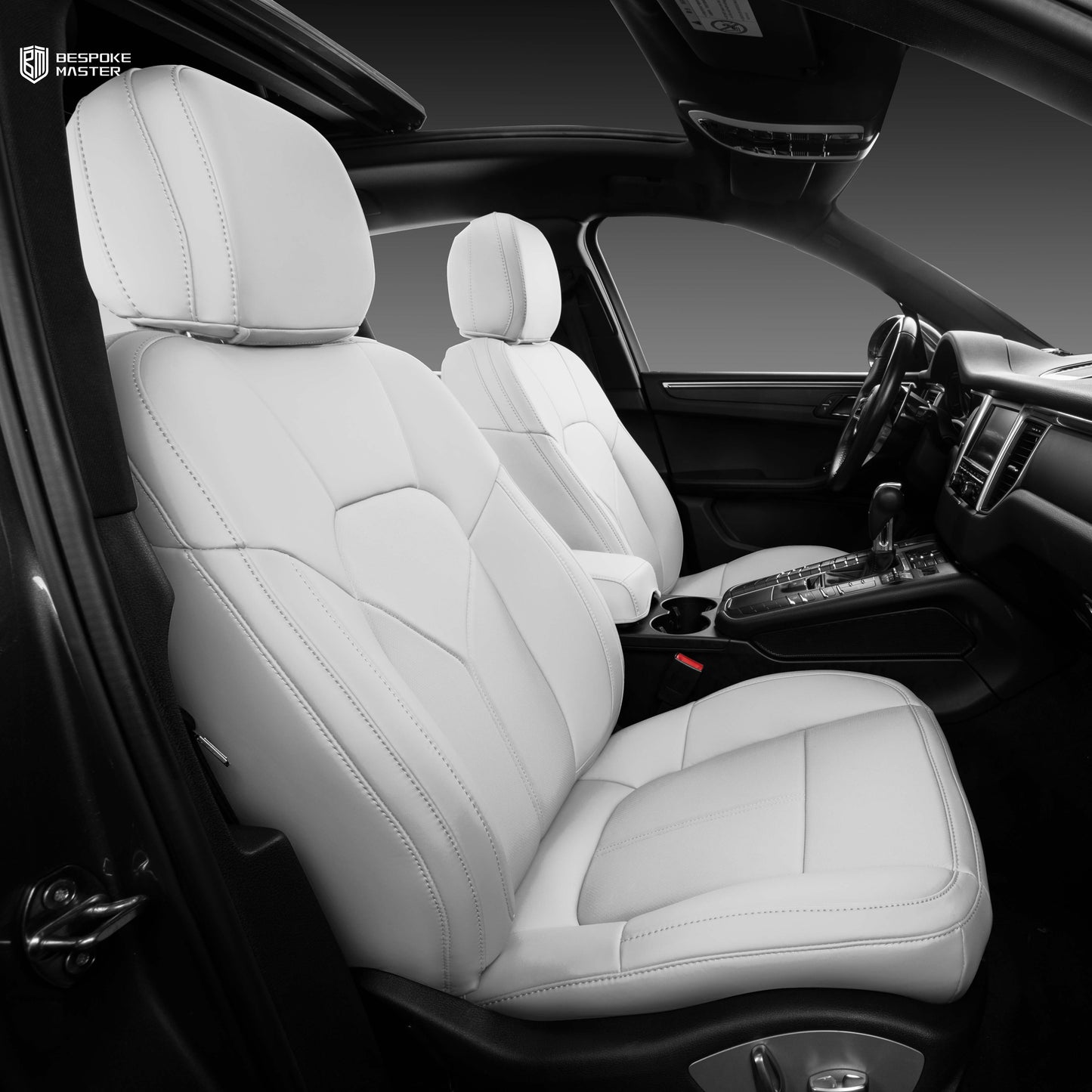Custom Fit Car Interior Accessories Nappa Leather Car Seat Covers For Porshce Macan