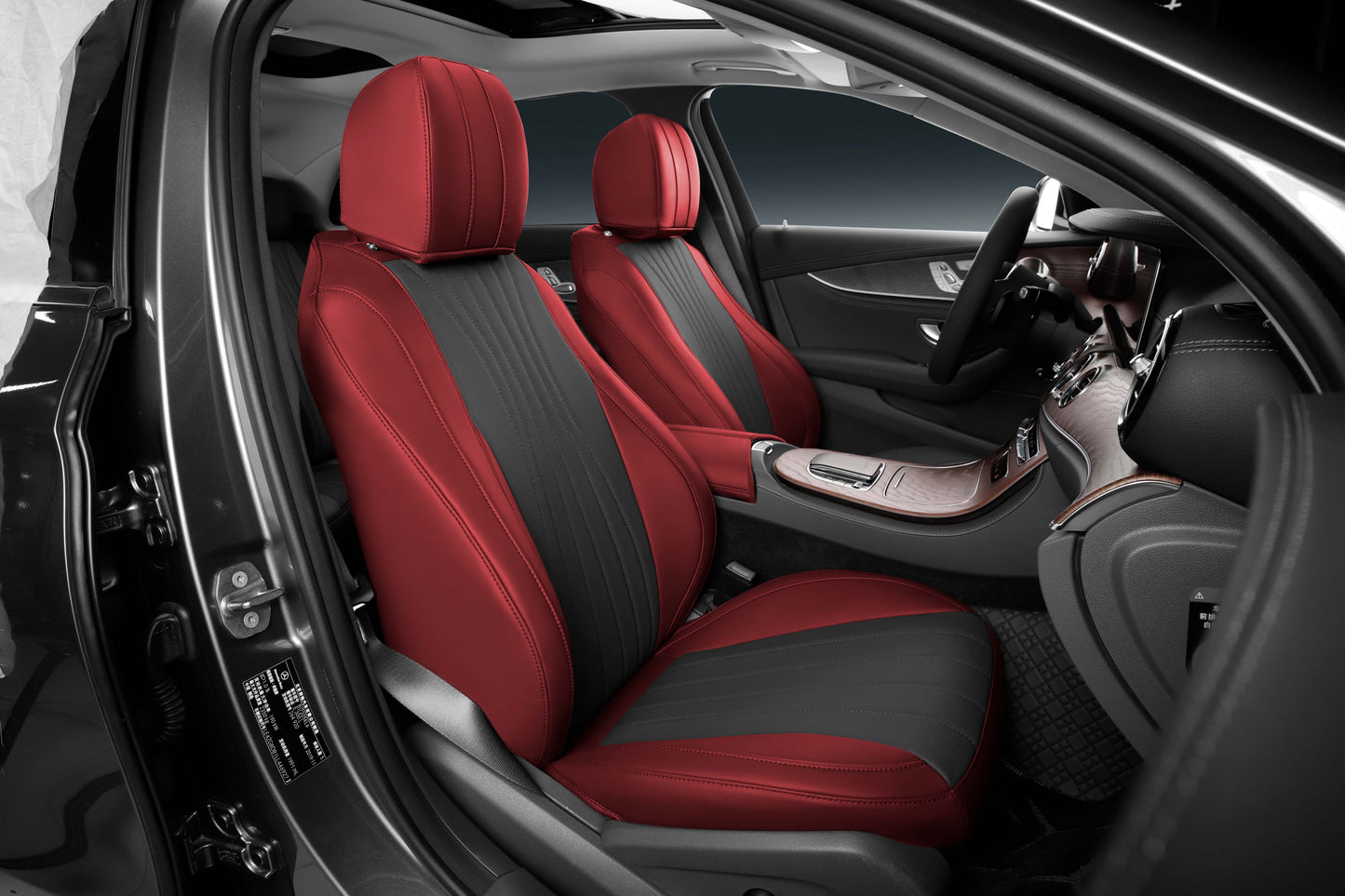 Mix Color Original Nappa Skin 5 Car Seat Fully Cover