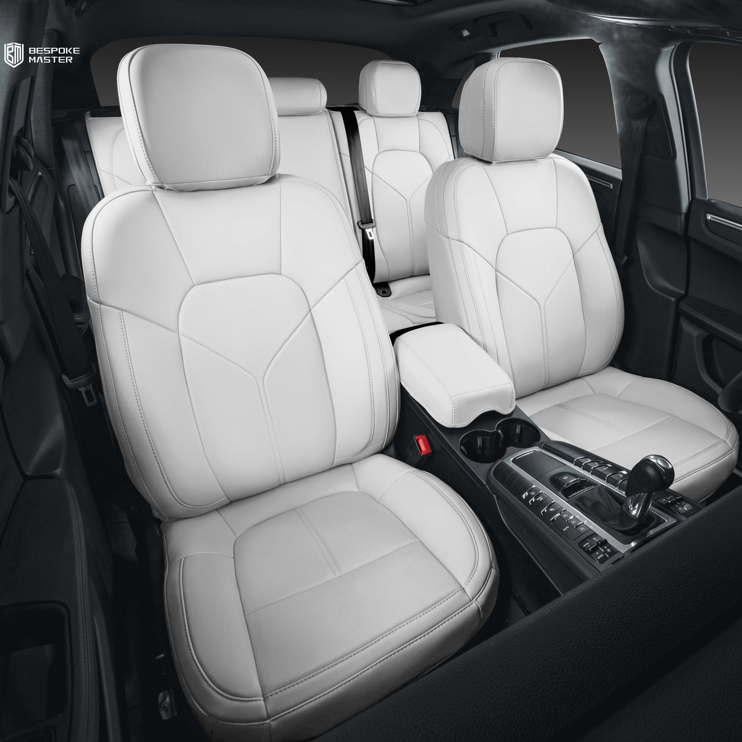 Custom Fit Car Interior Accessories Nappa Leather Car Seat Covers For Porshce Macan