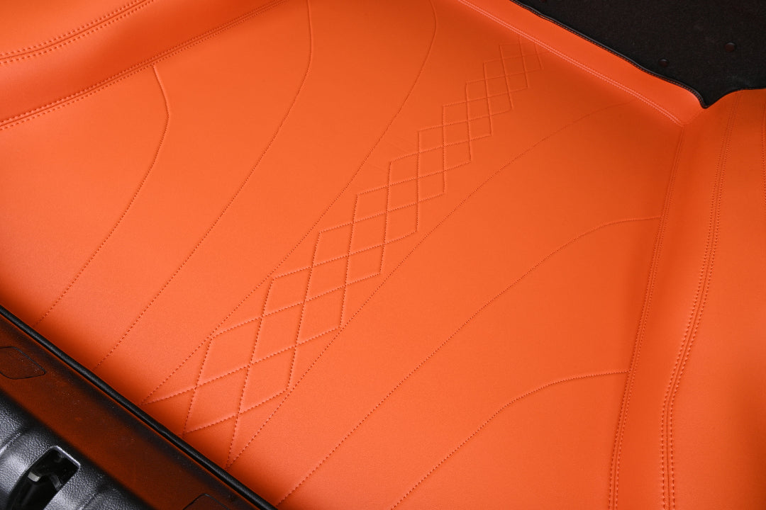 Hermès Orange Leather Waterproof and Anti Slip Cargo Liner Mat