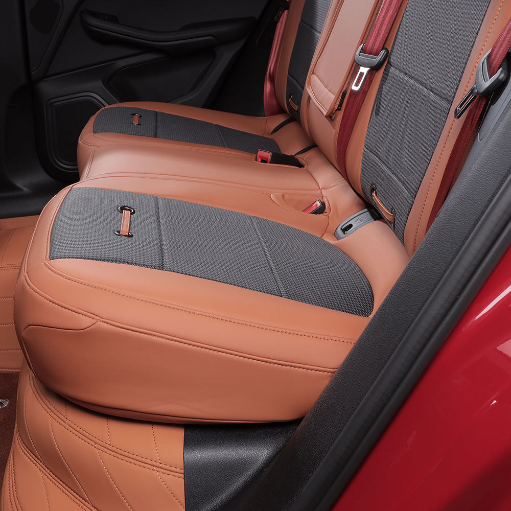 black fabric seat cover for porsche
