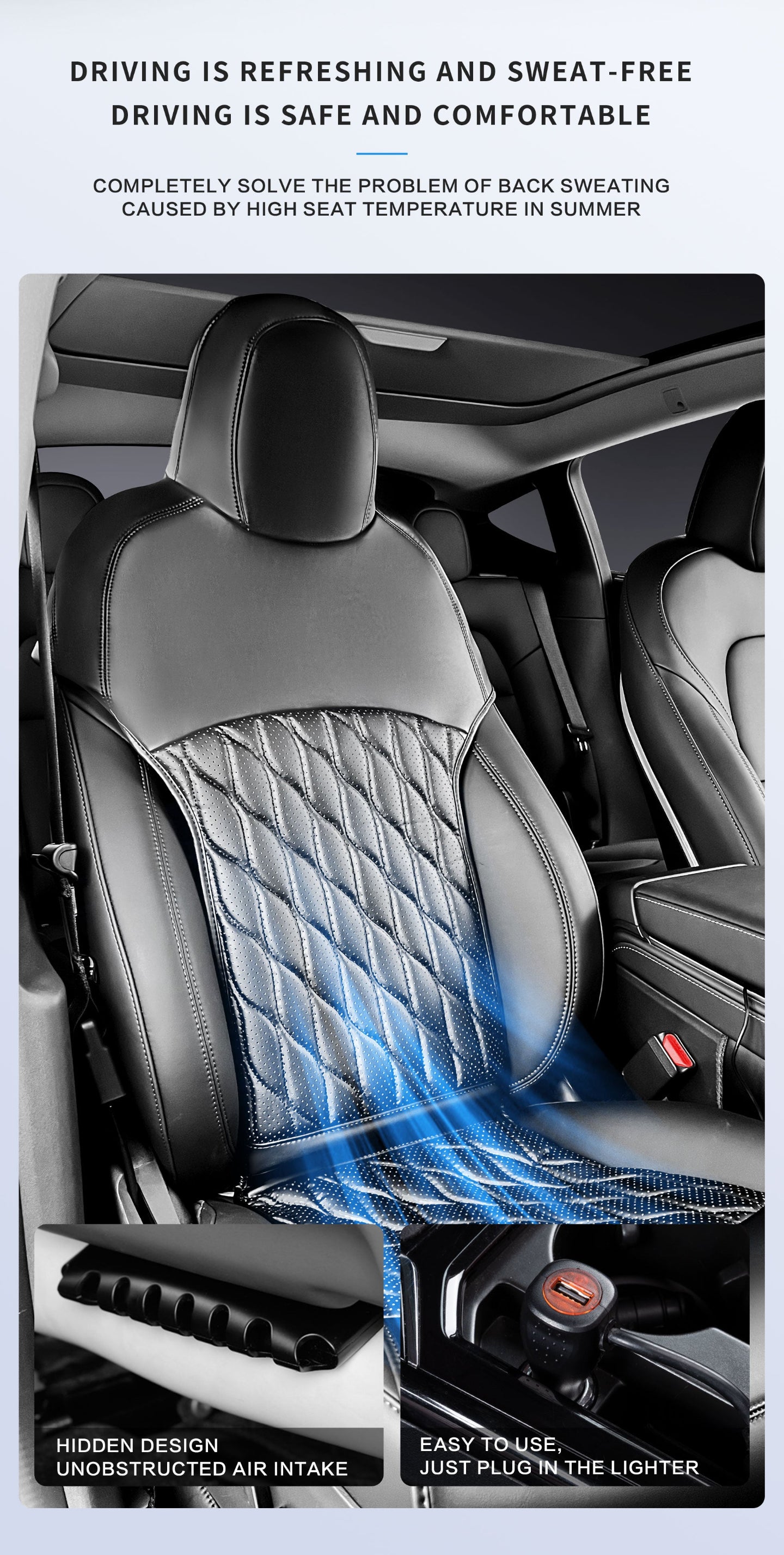comfortable seat cushion for tesla