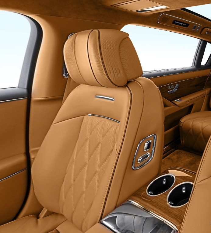 Custom Nappa Leather Piping Car Seat Cover and Steering Wheel Cover For Toyota Crown