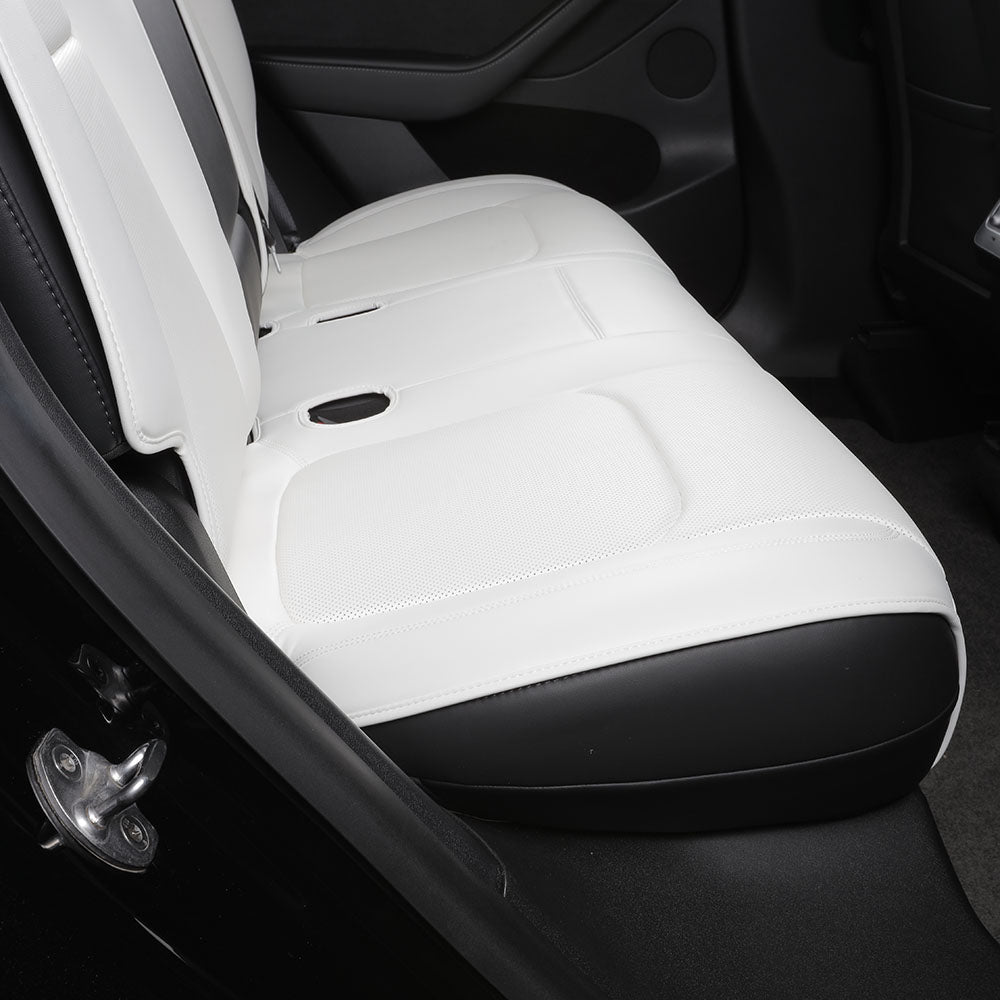 leather flat seat cover for tesla