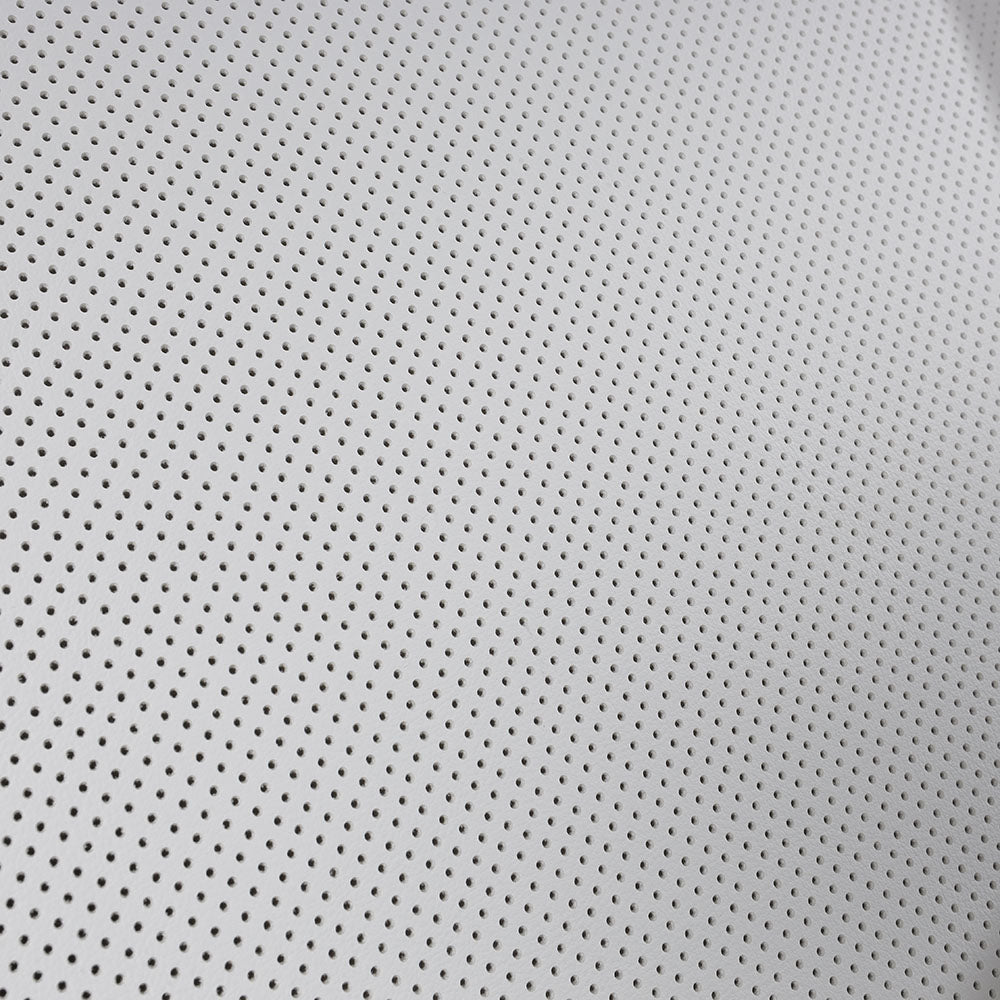 neatly perforated leather seat covers
