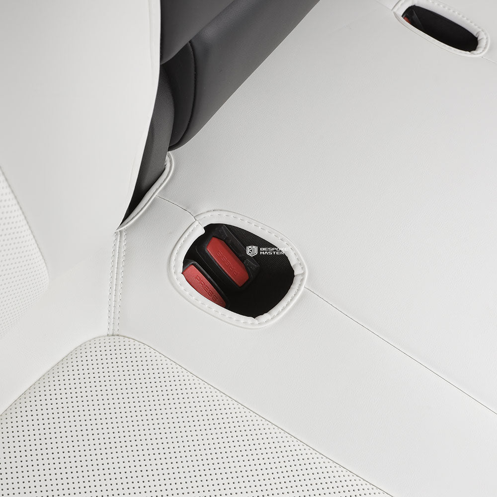 perforated ventilation flat seat cushion for tesla model y