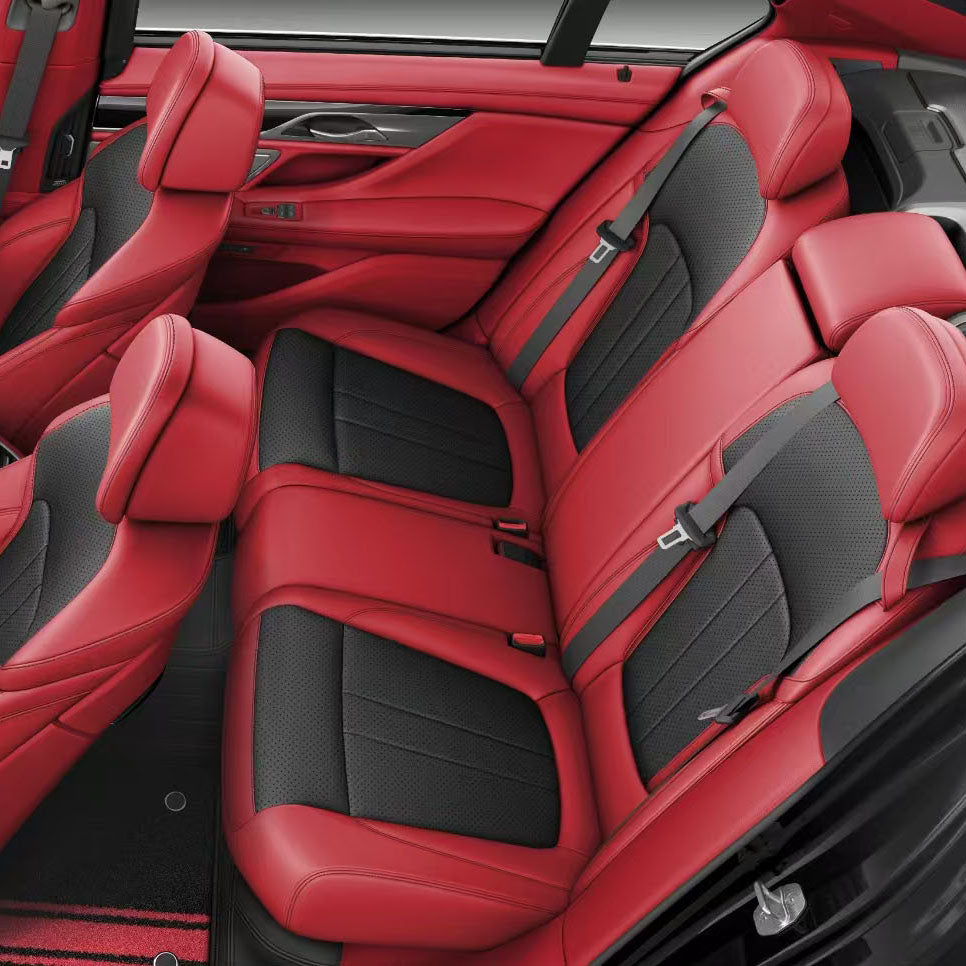 red and black car seat cover for bmw x5