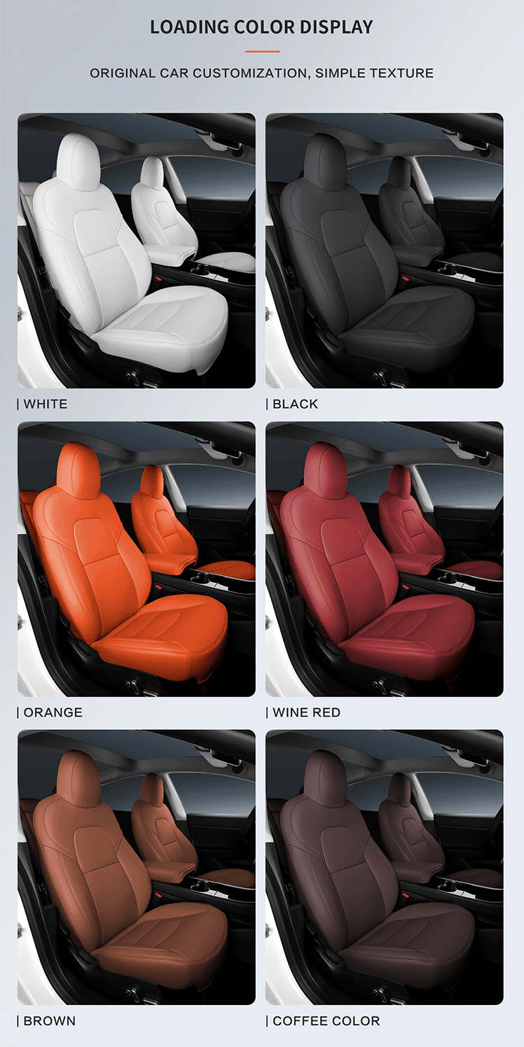 Custom Wear Resistant Nappa Leather Car Seat Cover