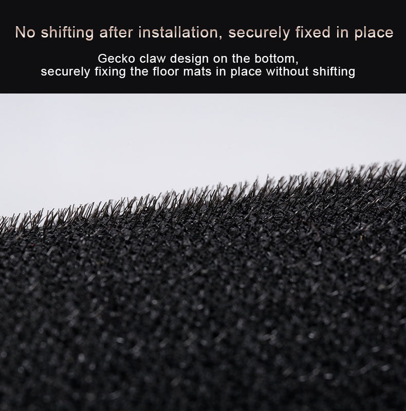 Bespoke Master Custom Fit Double Layer Nappa Leather Car Floor Mat Nylon Carpet for Tesla