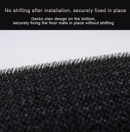 Bespoke Master Custom Fit Double Layer Nappa Leather Car Floor Mat Nylon Carpet for Tesla