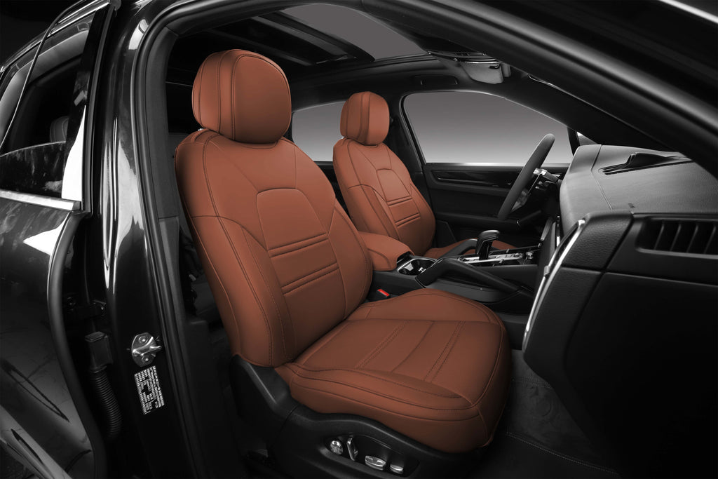 Unmixed Color Original Nappa Skin 5 Car Seat Fully Cover