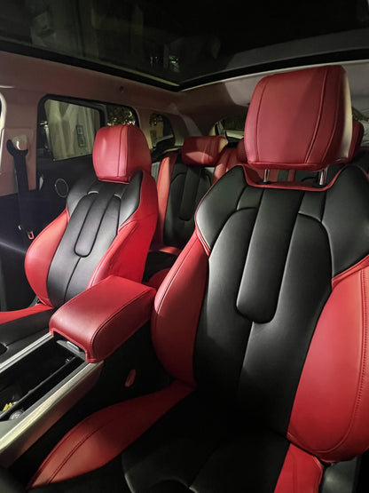 Bespoke Master Custom Fit Land Rover PVC Nappa Leather Car Seat Cover