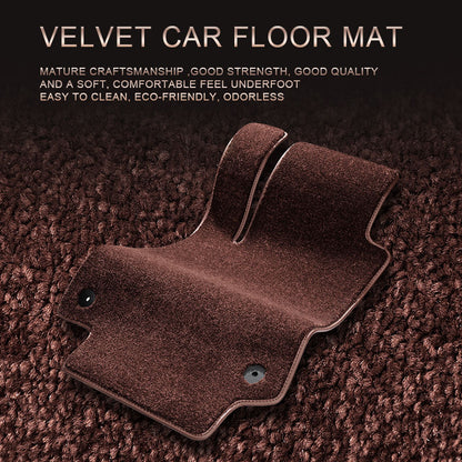 Custom Fit Second Layer Car Mats Soft Nylon Carpet Waterproof Car Floor Mats For Audi