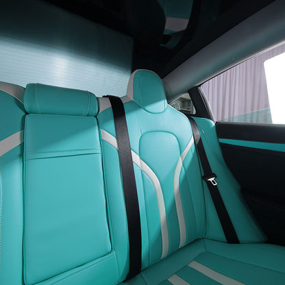 Bespoke Master Custom Fit Nappa Leather Tiffany Blue Car Seat Cover