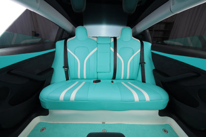 Bespoke Master Custom Fit Nappa Leather Tiffany Blue Car Seat Cover