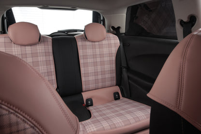 Bespoke Master Custom Fit Scottish Fabric Series Nappa Leather Car Seat Cover