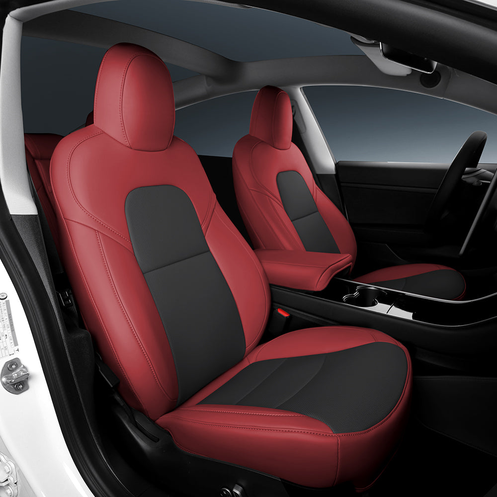 Bespoke Master Custom Fit PVC Nappa Leather Two Color Car Seat Cover