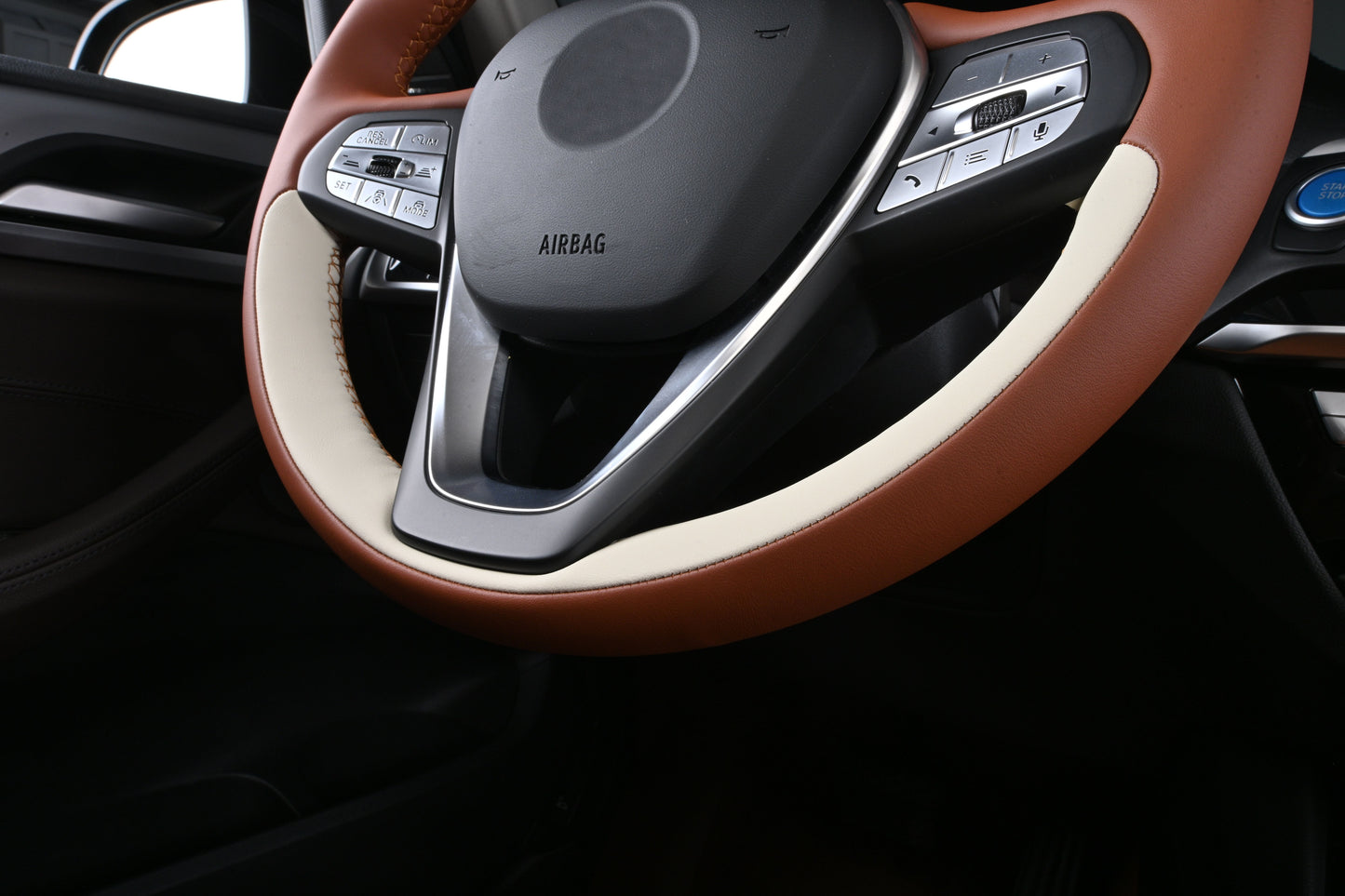 Bespoke Master Custom Fit Nappa Leather Car Steering Wheel Cover