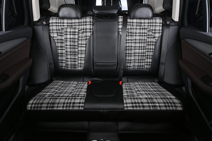 Bespoke Master Custom Fit Nappa Leather Car Modern Grid  Seat Cover