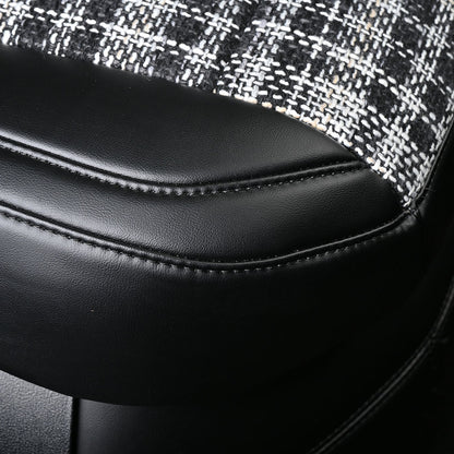 Bespoke Master Custom Fit Nappa Leather Car Modern Grid  Seat Cover