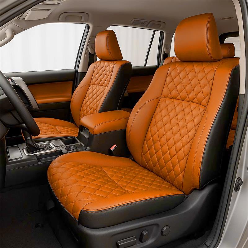 Hermes orange leather nappa leather for toyota prado