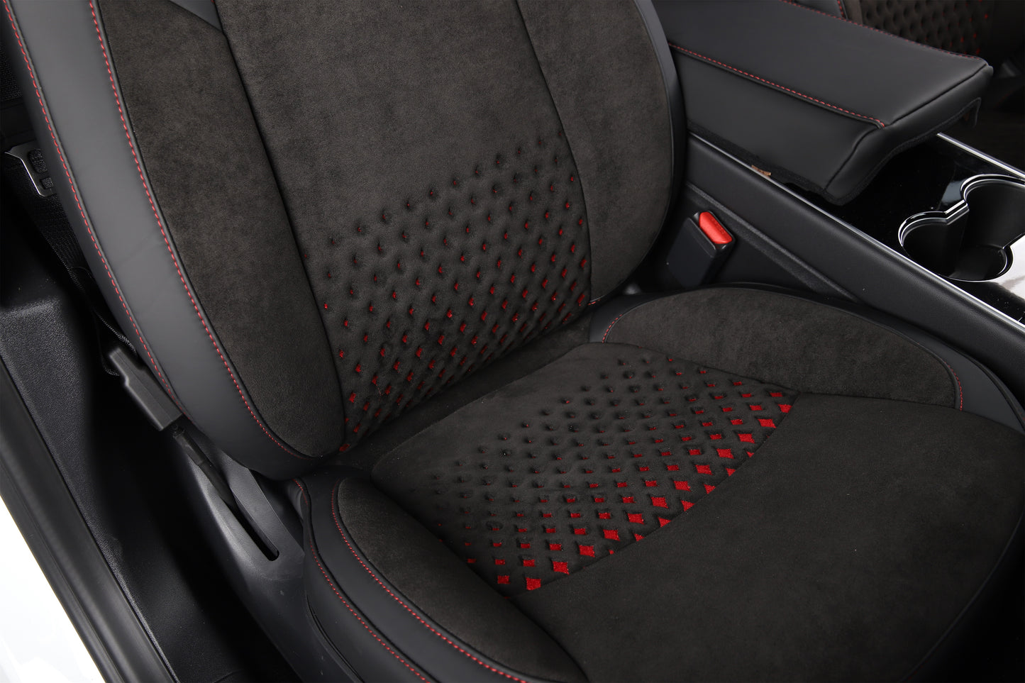 Bespoke Master Custom Fit Nappa Leaher Velvet Car Seat Cover