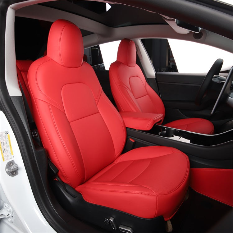 Custom Fit Original Stylish Nappa Leather Perforated Ventilation Car Seat Covers