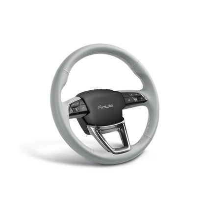 Custom Fit Breathable and Premium Nappa Leather Car Steering Wheel Cover