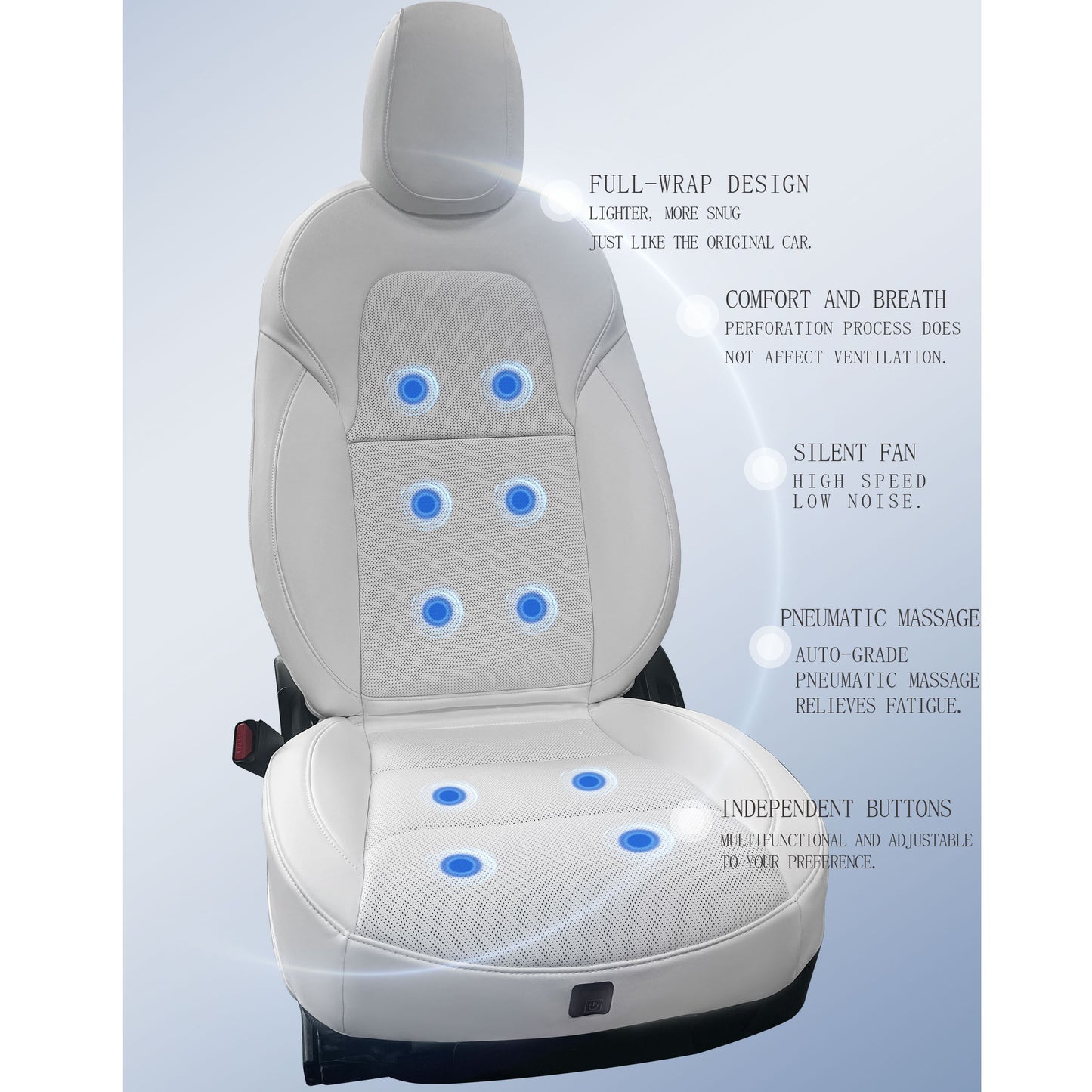 Massage Car Driver Seat Cushion for Tesla