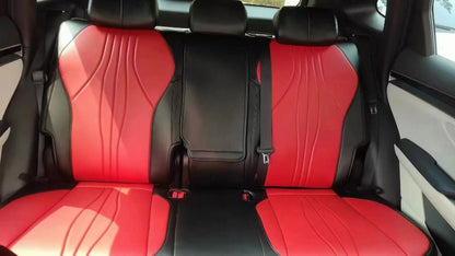 Red Nappa Leather Rear Seat Cover for BYD