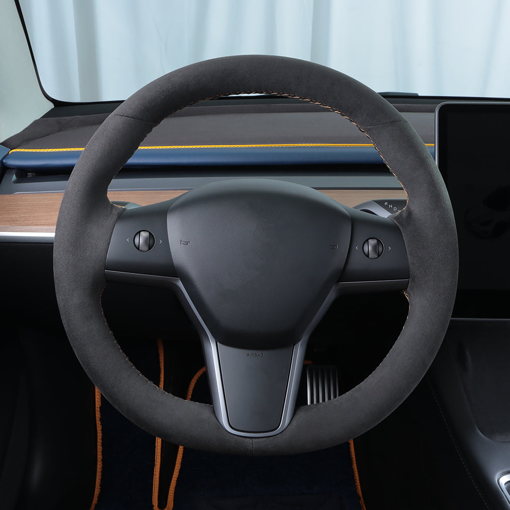 warming steering wheel cover for tesla
