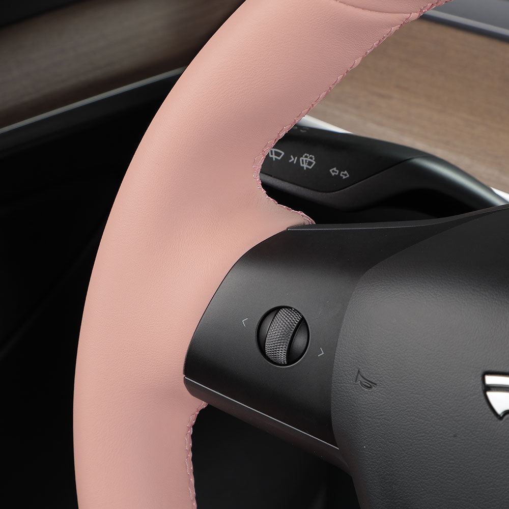 hand-stitched wheel cover