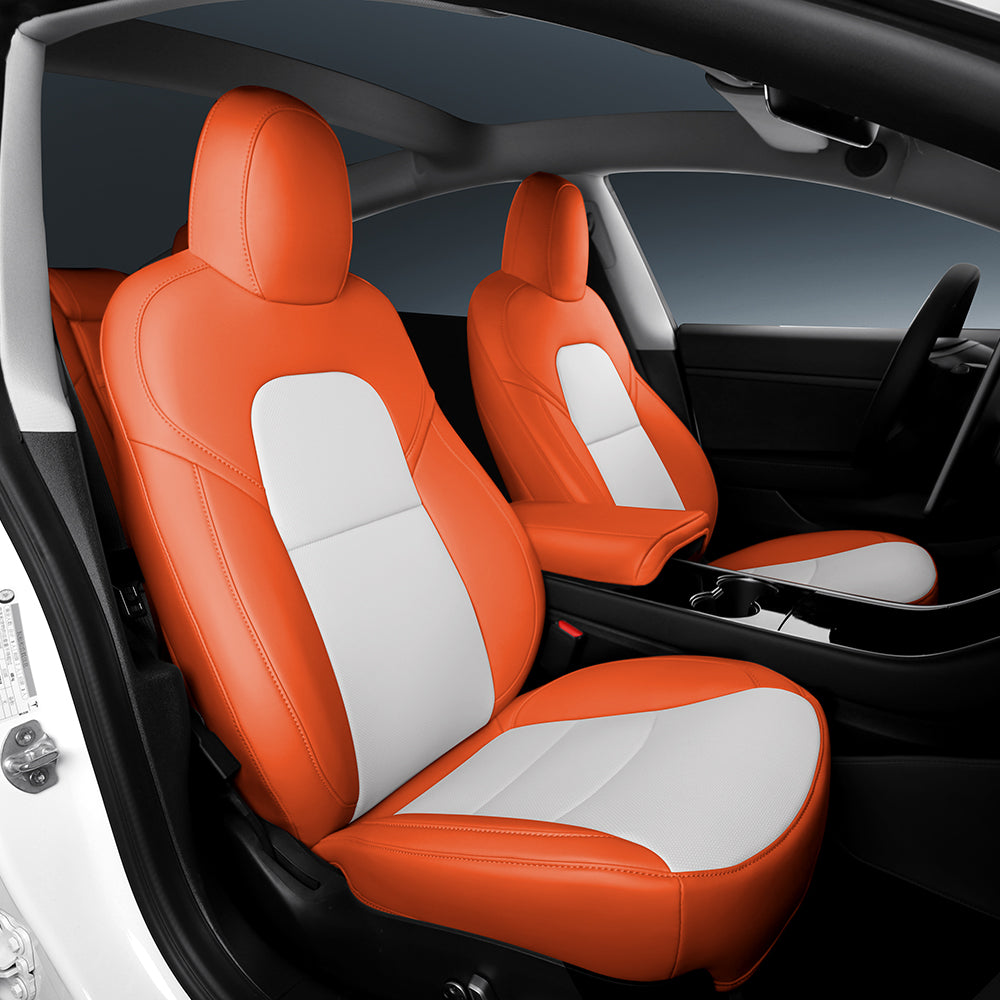 Bespoke Master Custom Fit PVC Nappa Leather Two Color Car Seat Cover