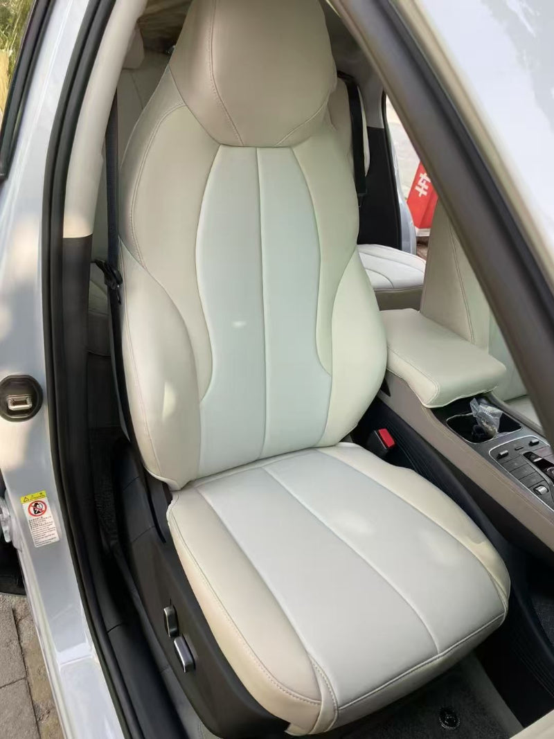beige leather seat cover for byd