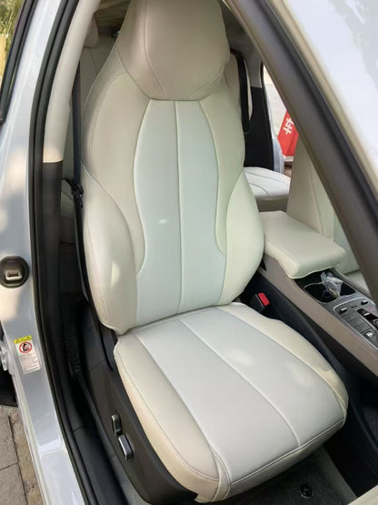 beige leather seat cover for byd