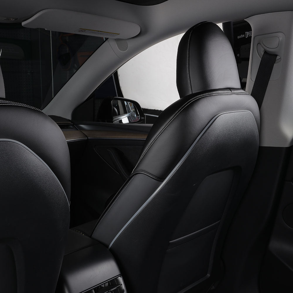 black leather car seat cover car accessories