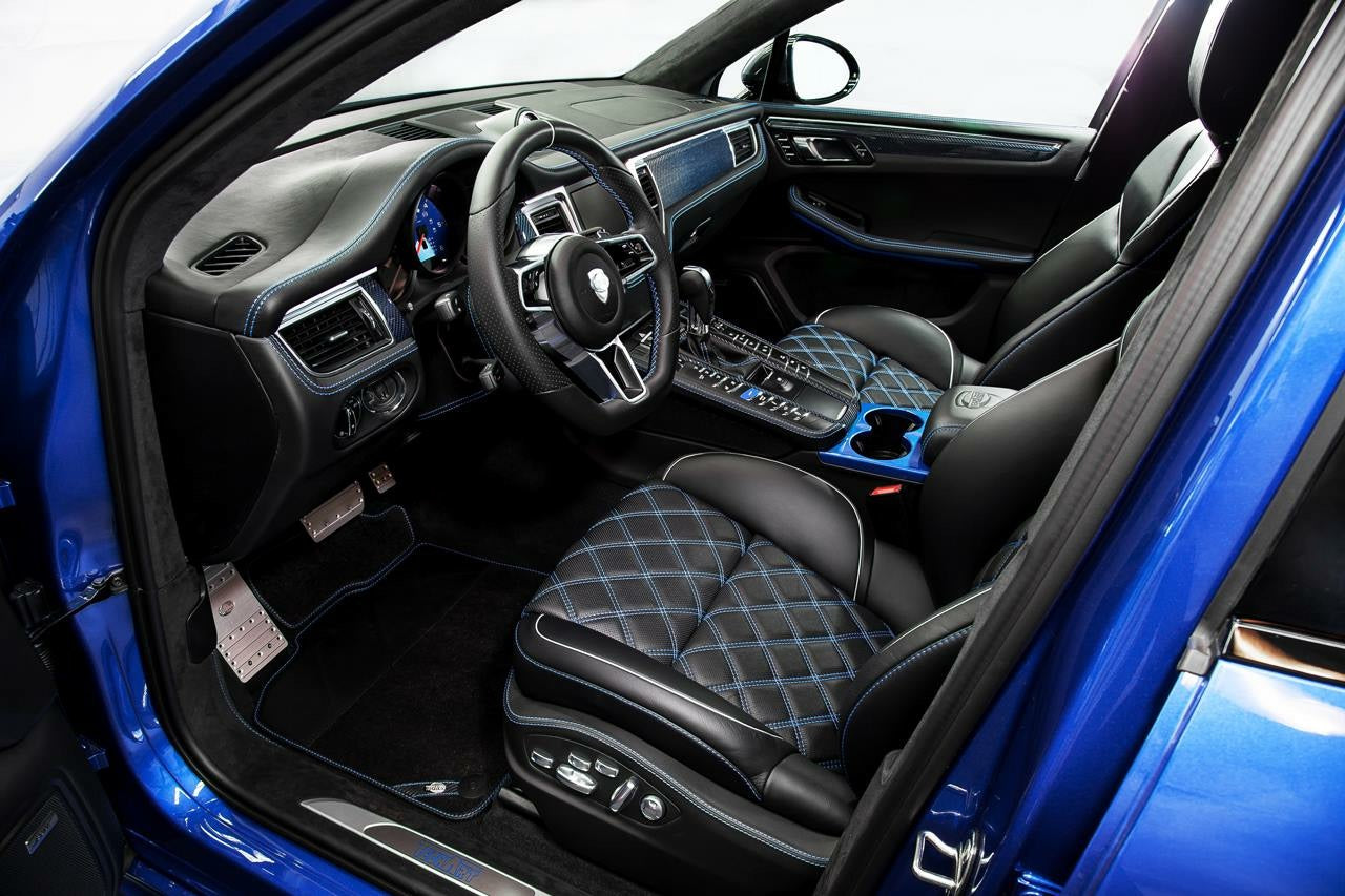 black leather car seat cover for porsche mancn