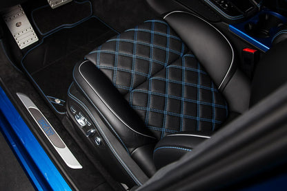 black leather seat cover for porsche mancn