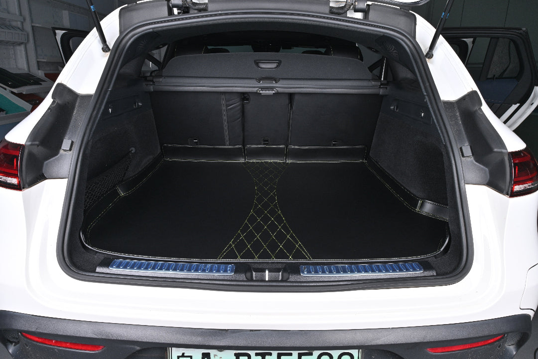 real photo of tiffany blue leather steering wheel cover