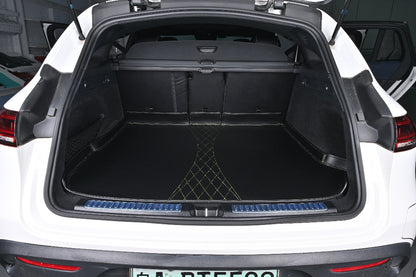 real photo of tiffany blue leather steering wheel cover