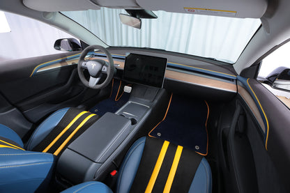 black suede fabric seat cover for vehicle