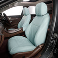 blue leather car seat cover for bmw