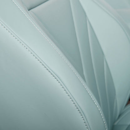 blue nappa leather custom car seat cover for bmw