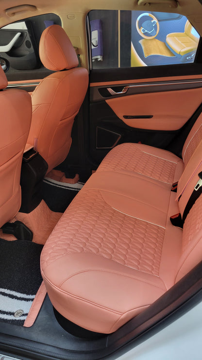 brown diamond stitching seat cover for Geely Coolray