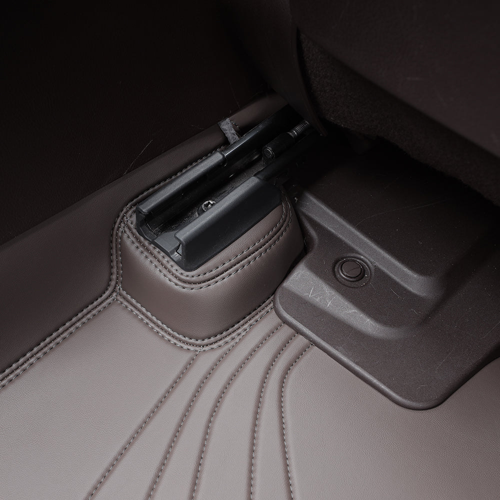 brown nappa leather corner oem design car floor mat car mat for lexus 