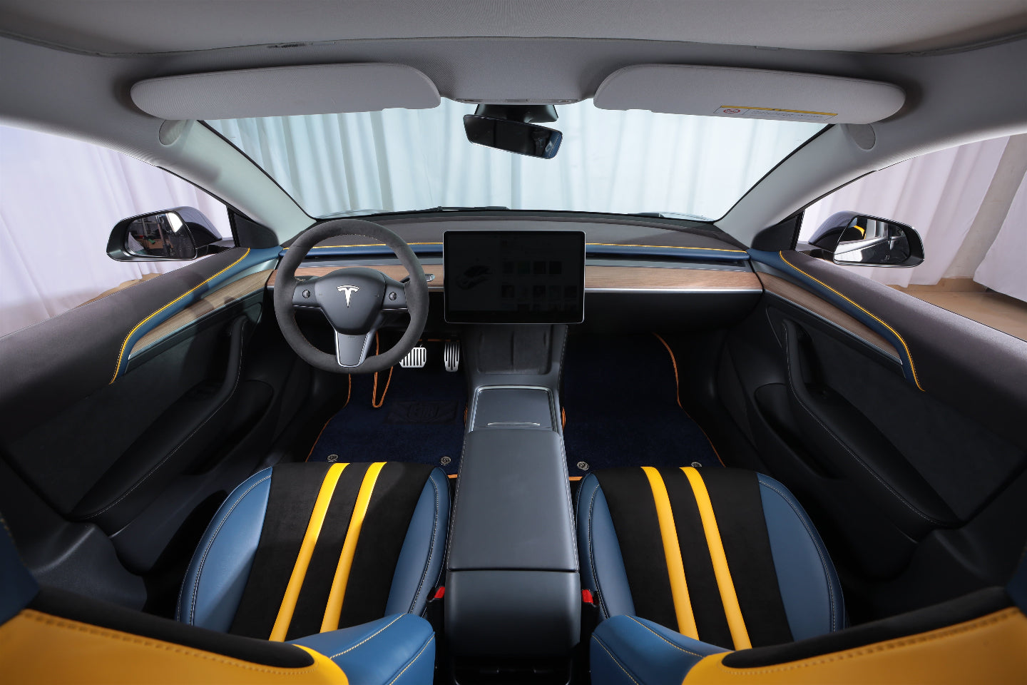 car interior for tesla model
