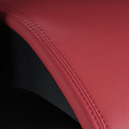 Red Nappa Leaher Custom OEM Car Seat Covers For Mercedes-Benz EQC