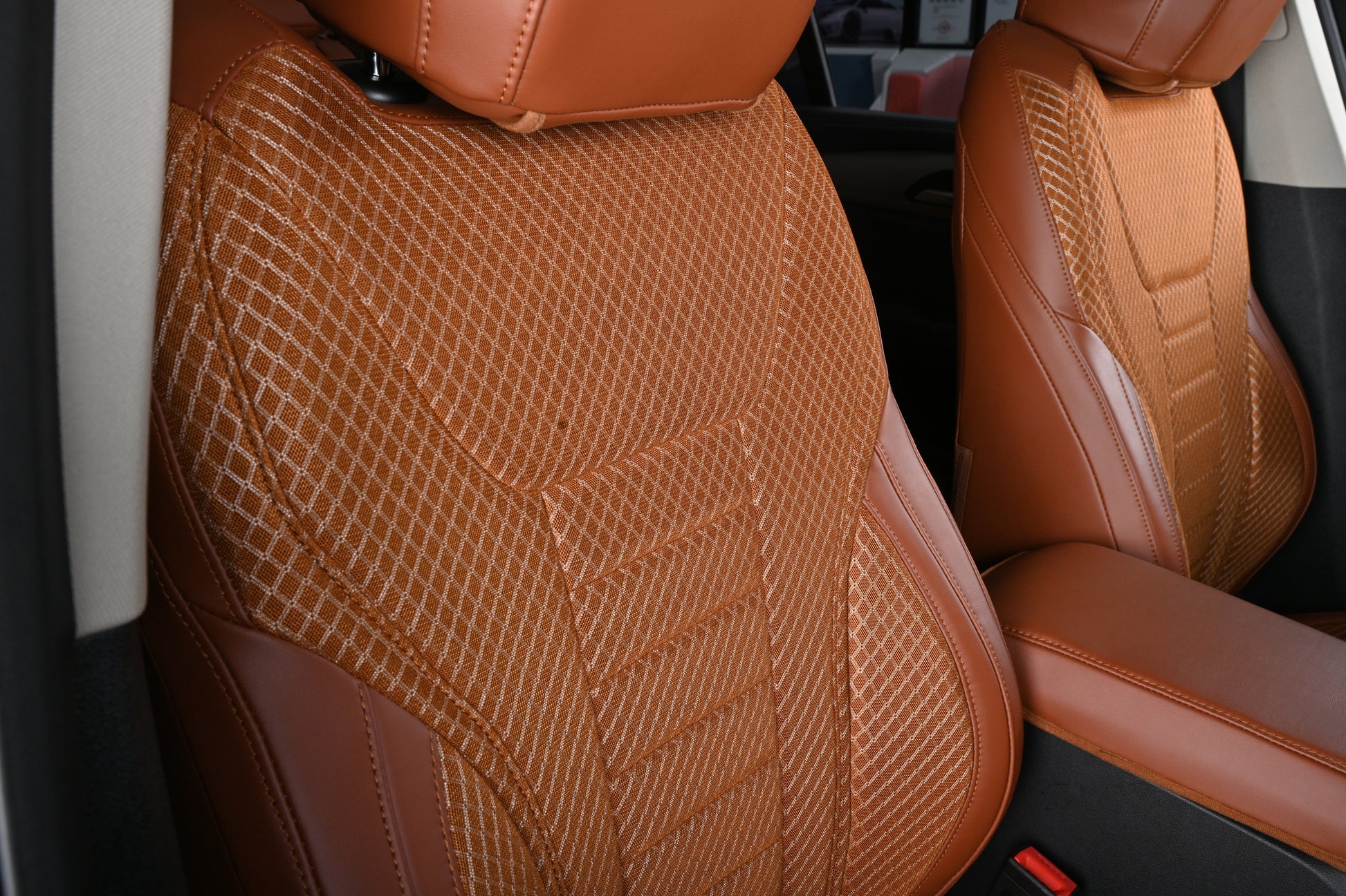 custom fabric front seat cover for bmw