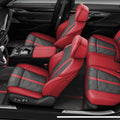 Bespoke Master Custom Fit Red and Black Original Texture Nappa Leather Car Seat Covers For BMW X5