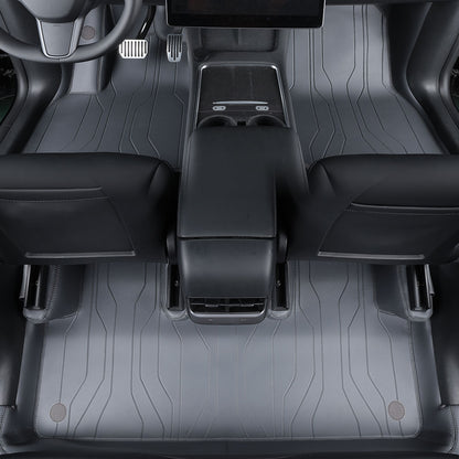 custom leather with embroidery car floor mats